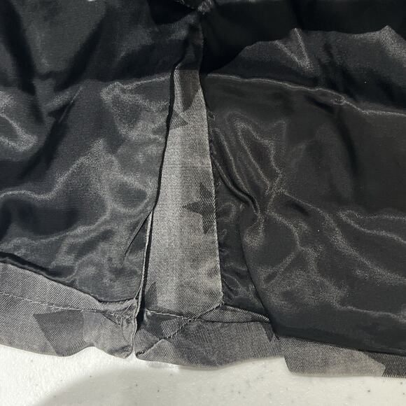 Billy T Lined Gray Jacket Black Stars Embroidered Collar Sz XS NWT Military Y2K - Picture 13 of 13